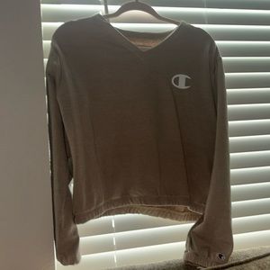 Champion cropped sweatshirt (only worn a few times)